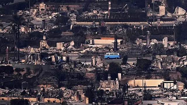 ‘It Should Have Been Toasted’: Retro Blue Vw Van Survives Deadly La Wildfire