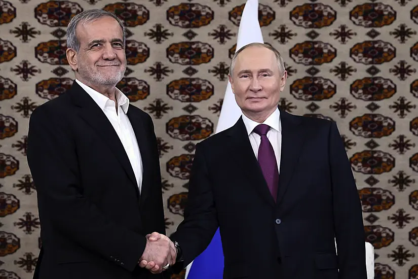 Russian And Iranian Leaders Meet Before Signing Partnership Treaty