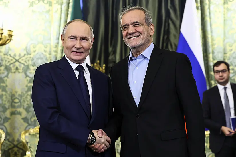 Russian And Iranian Leaders Sign Partnership Treaty In Kremlin