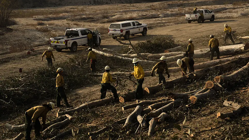 Navajo Nation Firefighters Help Tackle California Blaze Damage