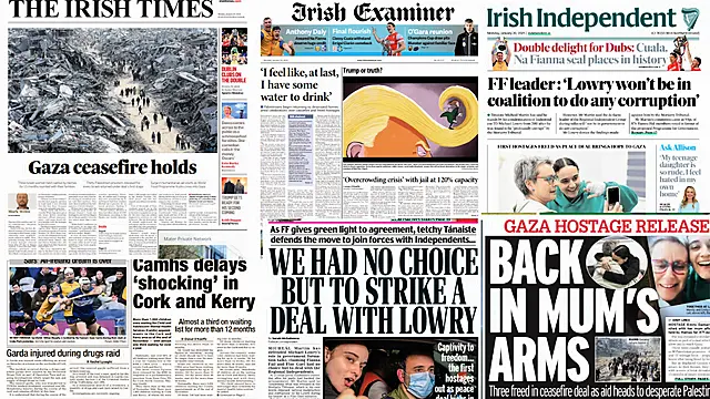 What The Papers Say: Monday's Front Pages