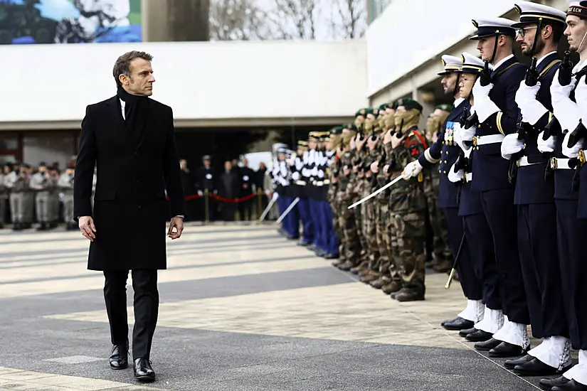 Wake Up And Spend More On Defence, Macron Tells Europe