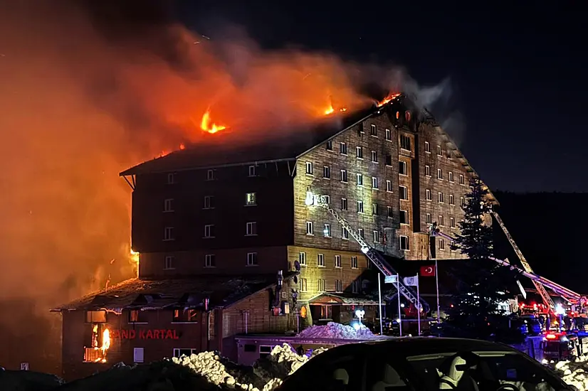 Fire In A Hotel At A Ski Resort In Turkey Kills At Least 10 People