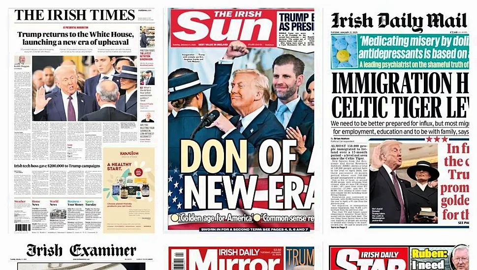 What The Papers Say: Tuesday's Front Pages