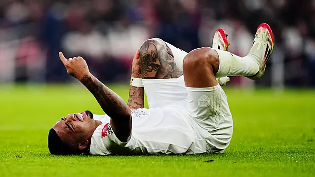 Arsenal’s Gabriel Jesus Undergoes Successful Surgery On His Acl