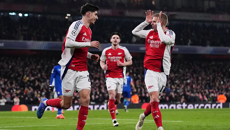 Declan Rice Sets Arsenal On The Way To Comfortable Win Over Dinamo Zagreb