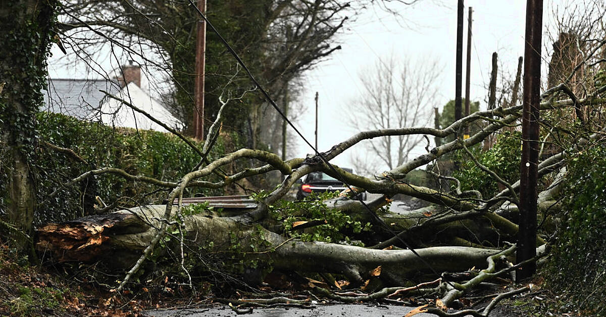 It was one of the worst storms to hit Ireland