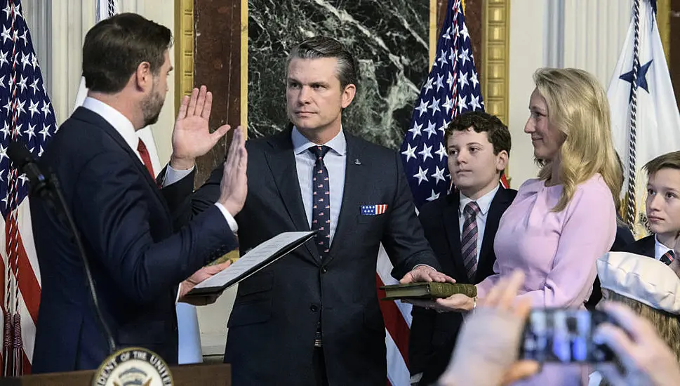 Hegseth Quickly Sworn In As Us Defence Secretary After Dramatic Senate Vote