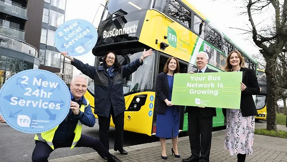 Two New 24-Hour Dublin Bus Routes Launched Under Latest Phase Of Busconnects