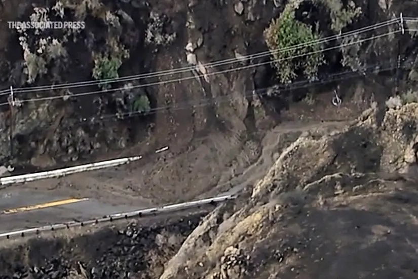 Rain In Southern California Creates Mudflows – But Helps Firefighters