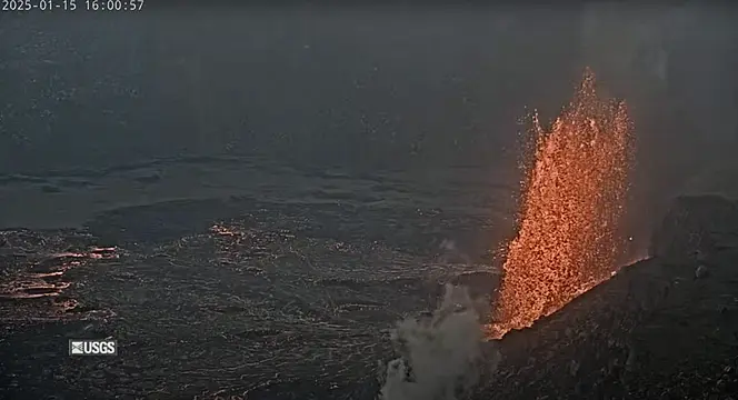 Hawaii’s Kilauea Volcano Spewing Lava Once Again