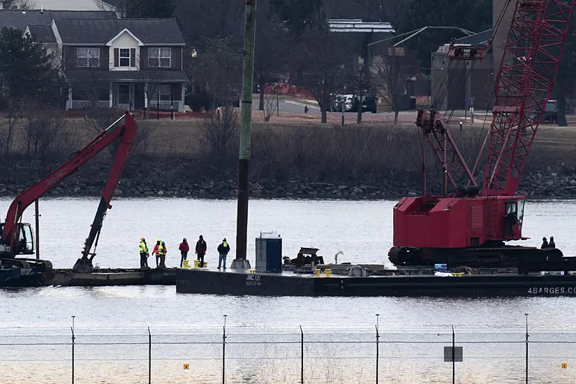 Crews Return To Potomac River To Recover Wreckage From Washington Air Disaster