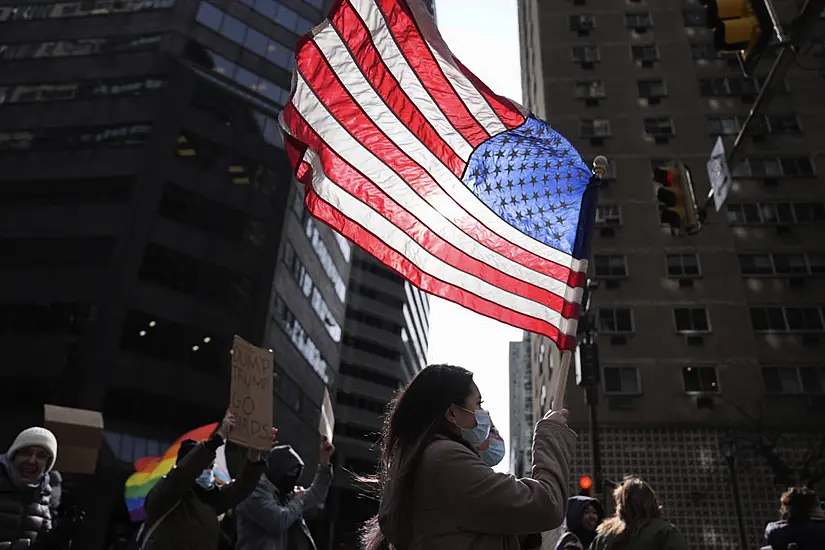 Thousands Protest Trump Administration Policies In Cities Across Us