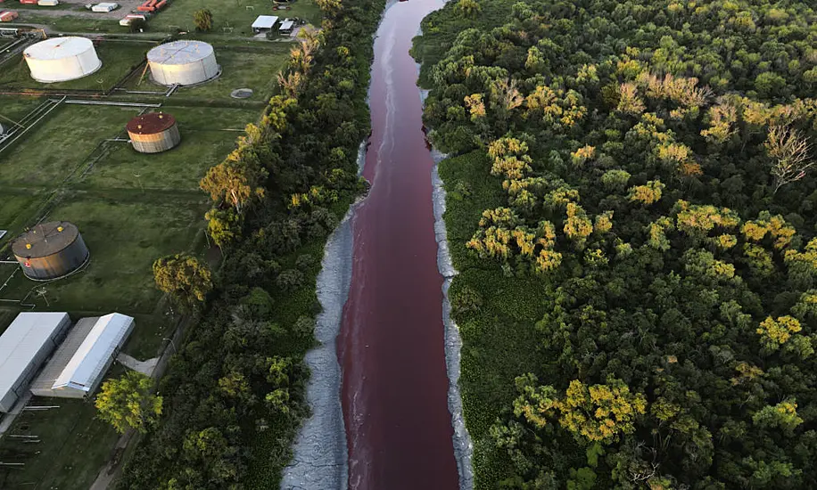 Argentinian Waterway ‘Looks Like A Stream Of Blood’ Amid Pollution Fears