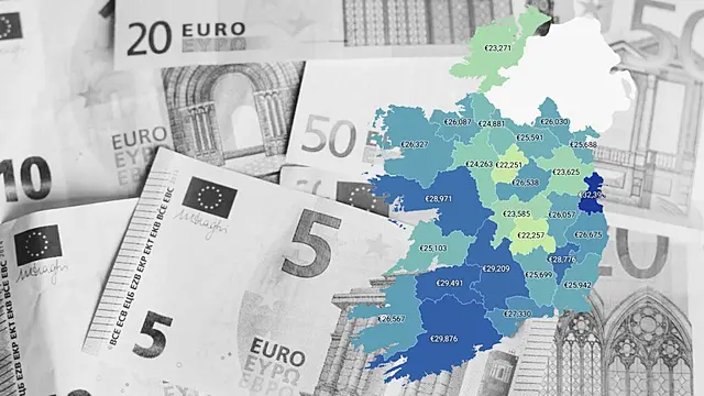 Revealed: Ireland's Richest And Poorest Counties