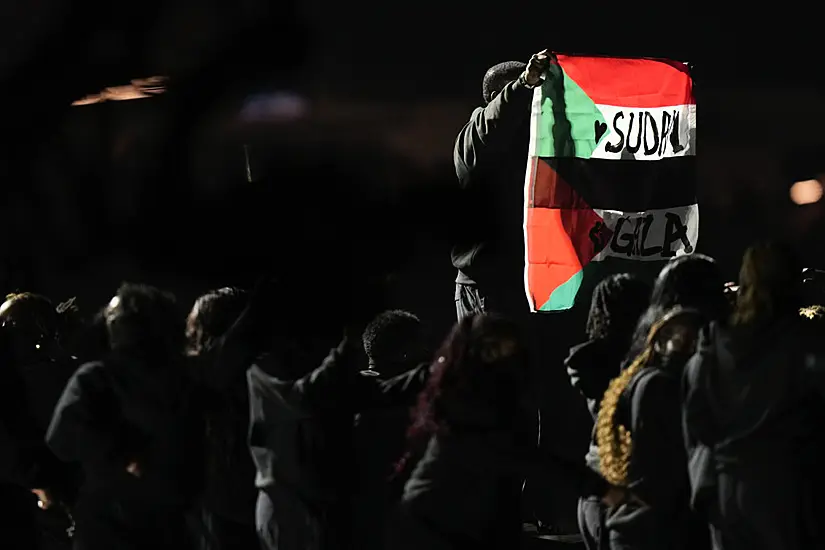 Super Bowl Halftime Performer Detained After Unfurling Sudan-Palestine Flag