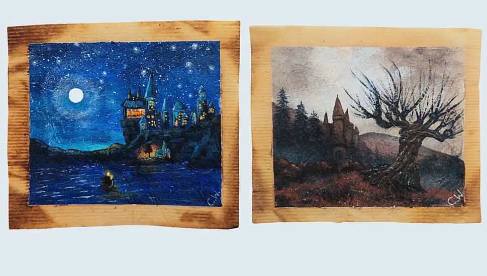 Artist Captures Magic Of Harry Potter And The Lord Of The Rings On Used Tea Bags