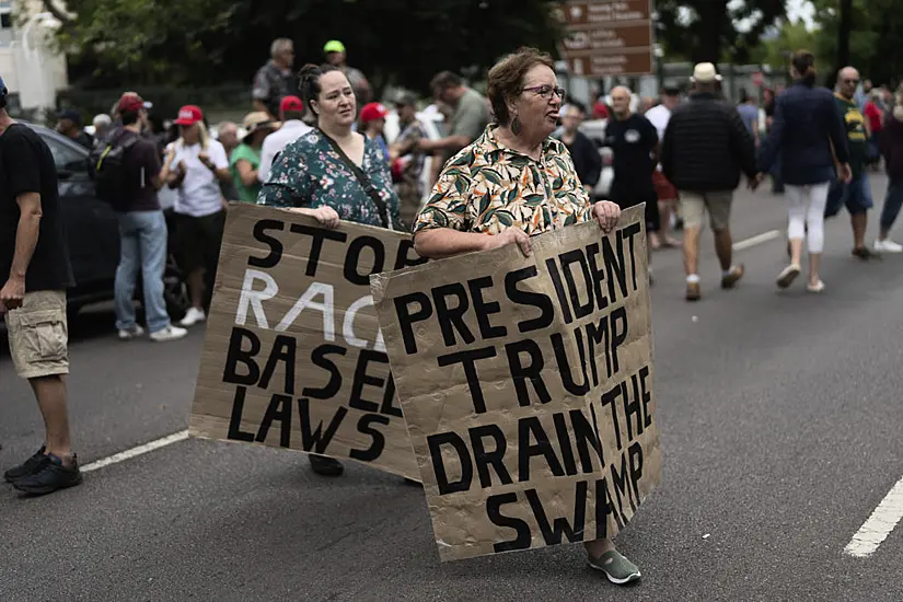 White South Africans Gather In Support Of Trump Amid Claims Of Racism