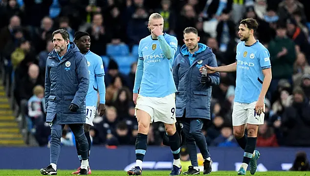 Manchester City Boss Pep Guardiola Plays Down Fears Over Erling Haaland Injury
