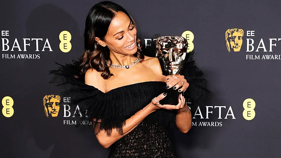 Emilia Perez Star Zoe Saldana Dedicates Bafta Gong To Trans Nephew