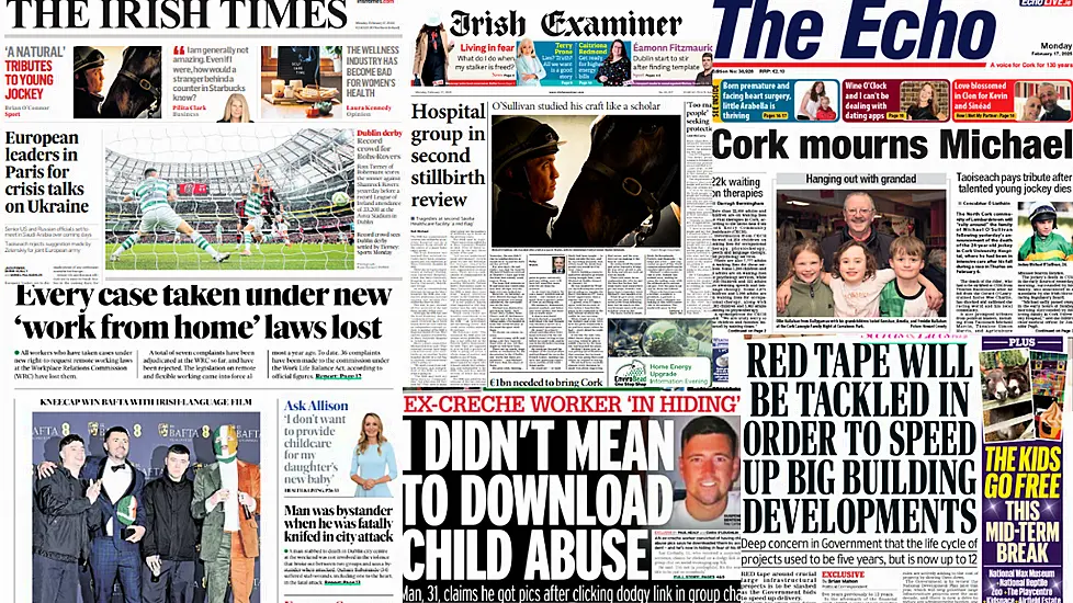 What The Papers Say: Monday's Front Pages