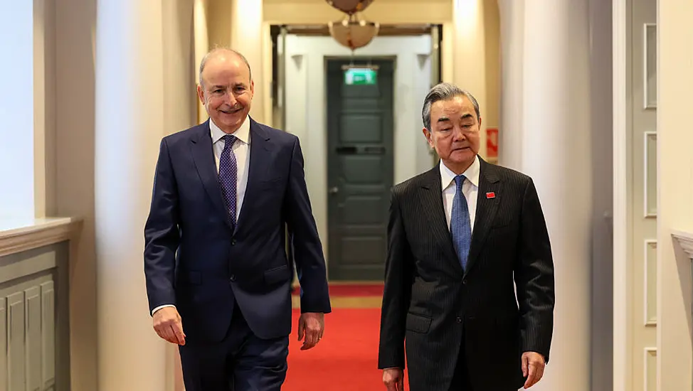 Taoiseach Meets Chinese Foreign Minister In Dublin