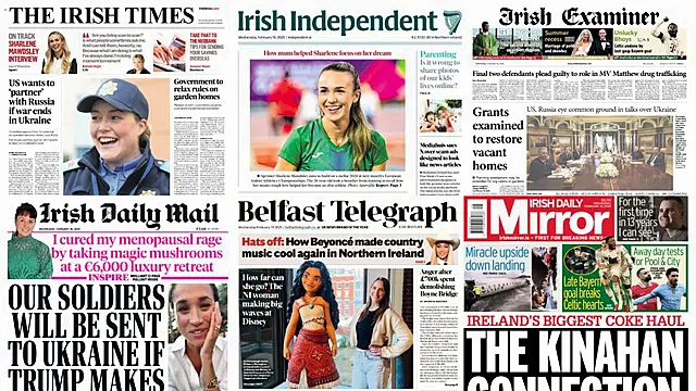Wednesday's Front Pages: Headlines From Today's Newspapers