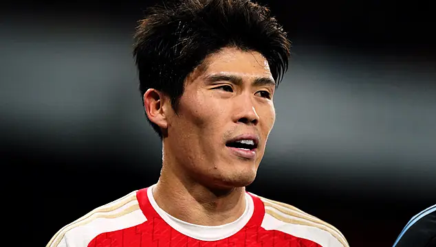 Arsenal Defender Takehiro Tomiyasu Out For Rest Of Season After Knee Surgery