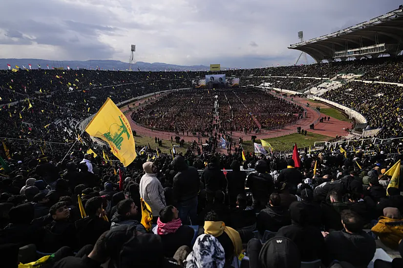 Hundreds Of Thousands Attend Funeral Of Hezbollah Leader Hassan Nasrallah