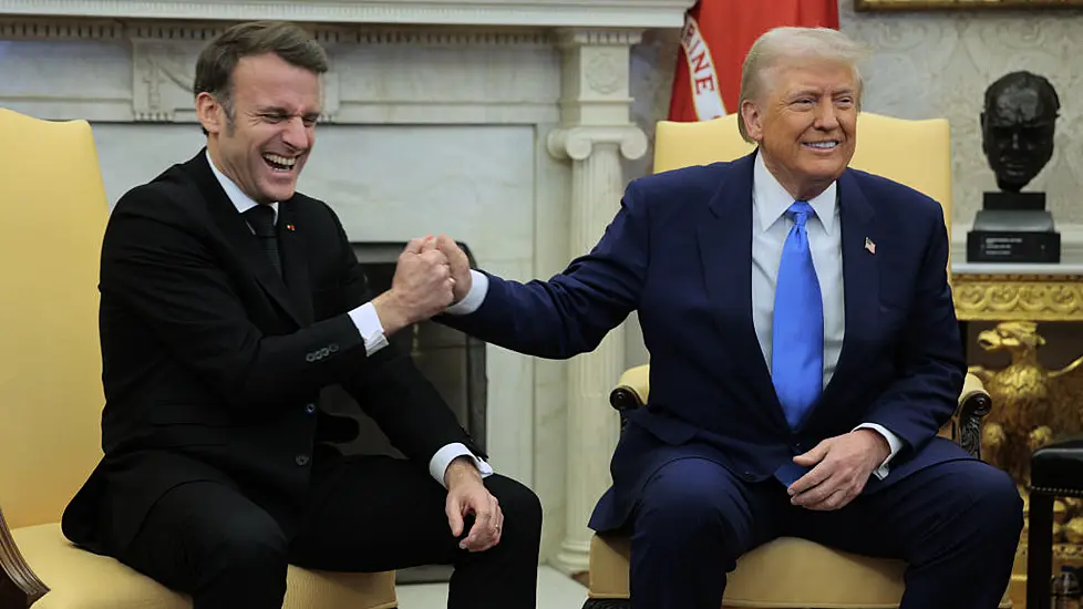 Trump And Macron Display Stark Differences On Ukraine Despite Friendly Veneer