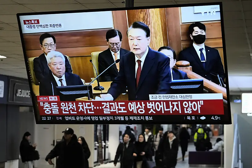 South Korean President Defends Martial Law Decree As Impeachment Trial Nears End