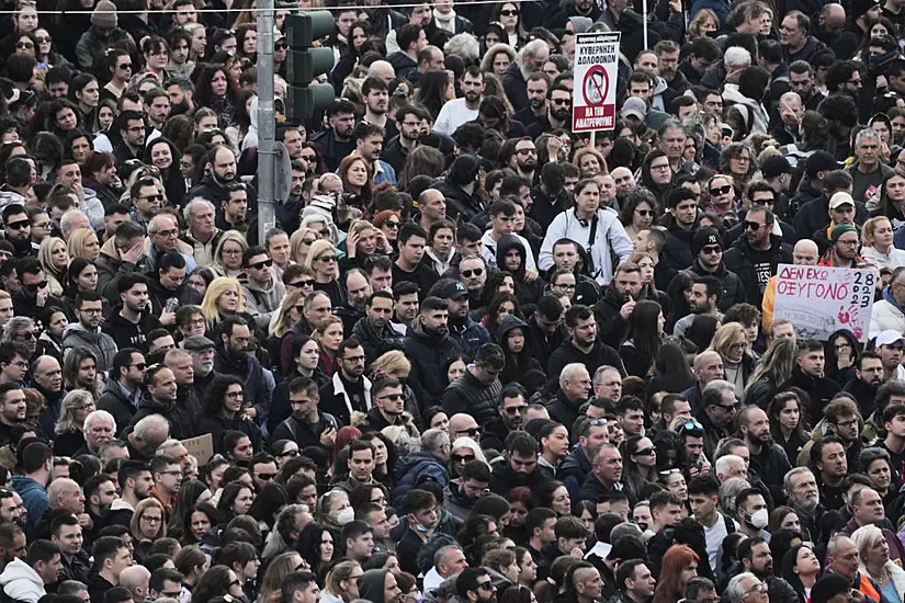 Strike And Protests Across Greece As Anger Mounts Over Rail Disaster