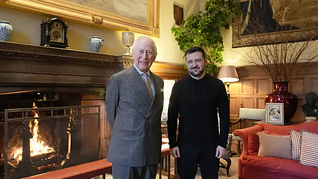 Britain's King Charles Meets Zelenskiy After London Defence Summit