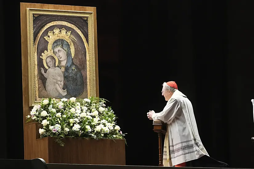 Pope Resting After Sleeping Through The Night With Ventilation Mask