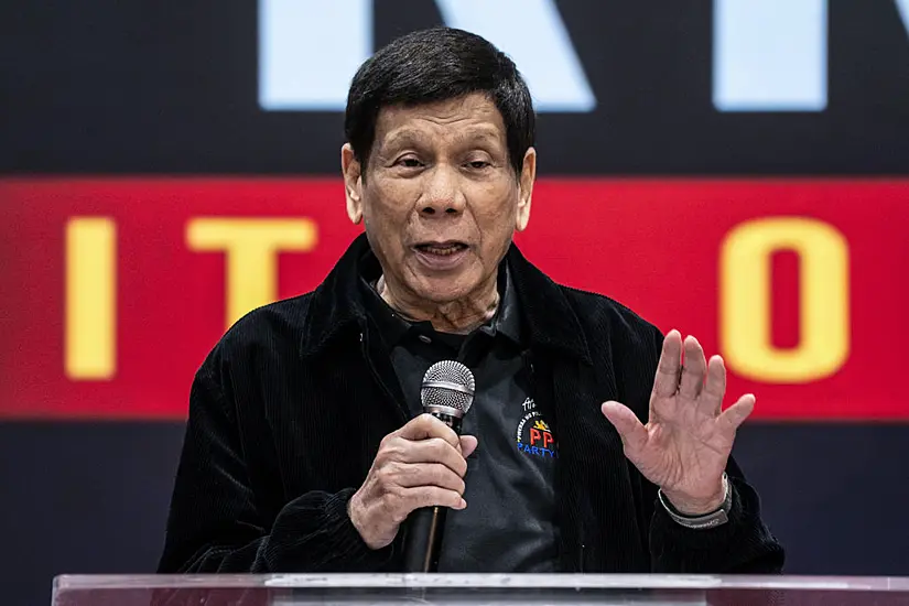 Former Philippines President Rodrigo Duterte Arrested