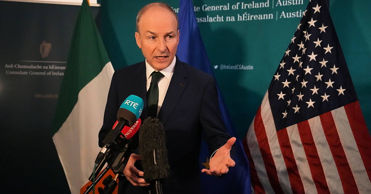 taoiseach Micheál Martin ще каже Програмата на Патрик от задгранични