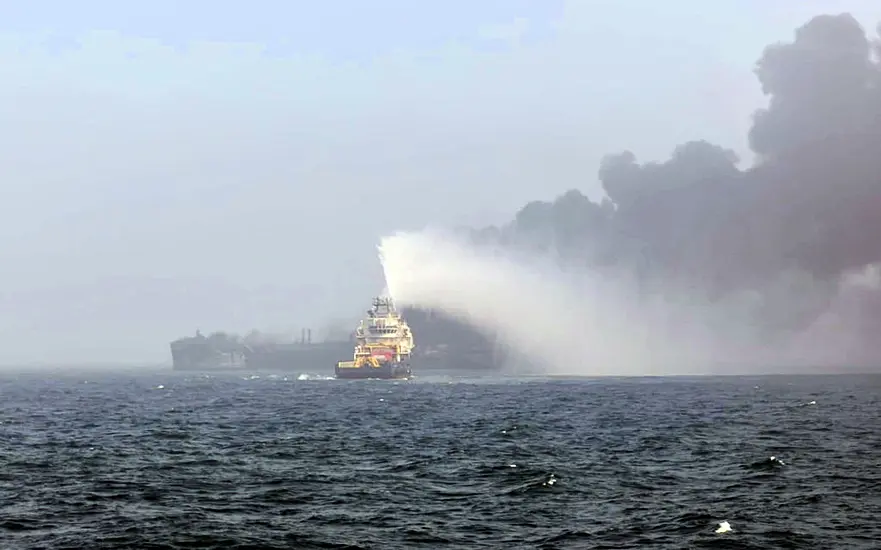 Fires ‘Still Raging’ After Vessels Collide In North Sea