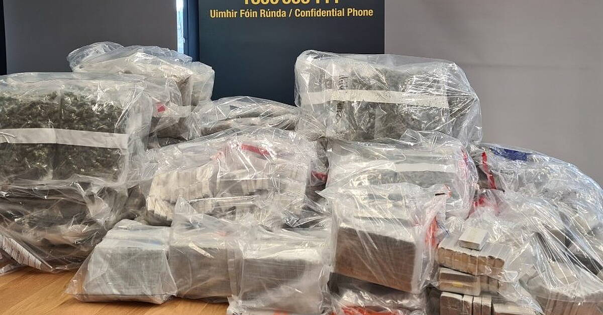 Two men arrested after €1.94m worth of cocaine and cannabis seized ...