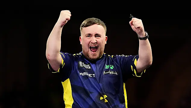 Luke Littler Enjoying His Darts As He Takes His Game To Another Level