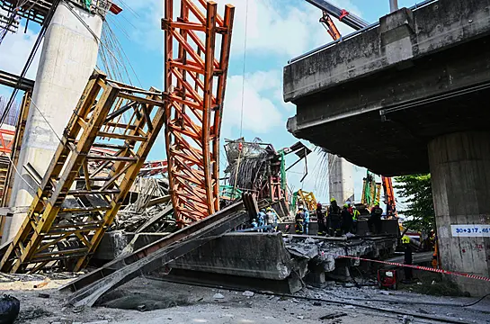 Collapsed Road Under Construction Kills At Least Five People
