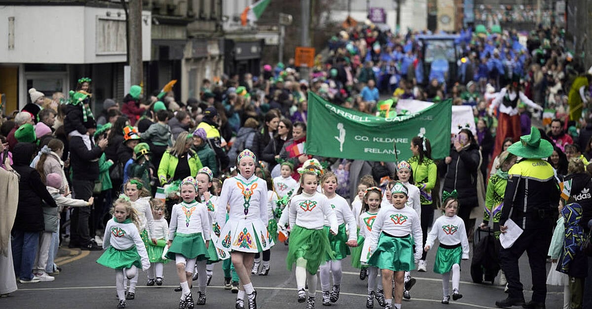 In Pictures: Pints ​​and parades as revellers celebrate St Patrick