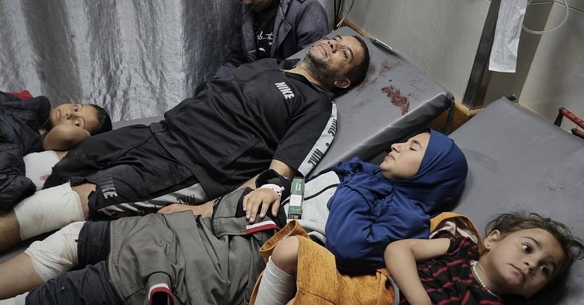 The Israeli bombs began falling before dawn lighting the sky with orange