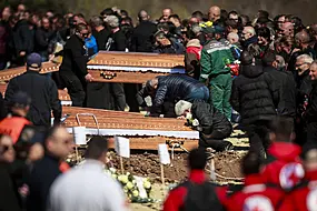 North Macedonia Holds Mass Funerals For Young Victims Of Nightclub Fire