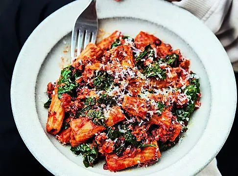 Dr Rupy Aujla’s High-Protein Rigatoni Recipe