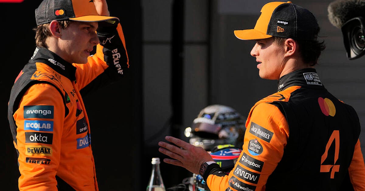 Lando Norris admits McLaren nerves over potential title scrap with Oscar Piastri