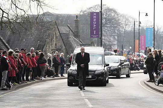 Town Turns Red As Funeral Held For 10-Year-Old Man United Fan Poppy Atkinson