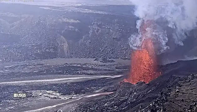 Hawaii’s Volcano Kilauea Resumes Sporadic Eruption