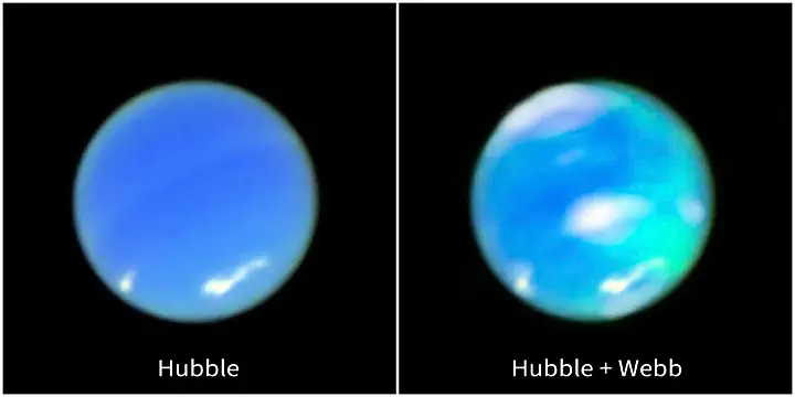 Neptune’s Auroras Captured In Great Detail By Nasa’s Webb Telescope