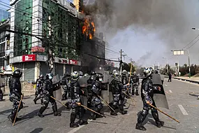 Two Dead As Supporters Of Nepal’s Former King Clash With Police