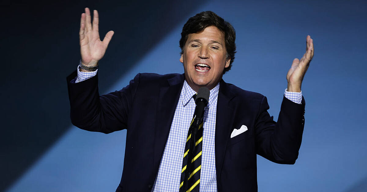 Tucker Carlson was in Dublin this week where he was